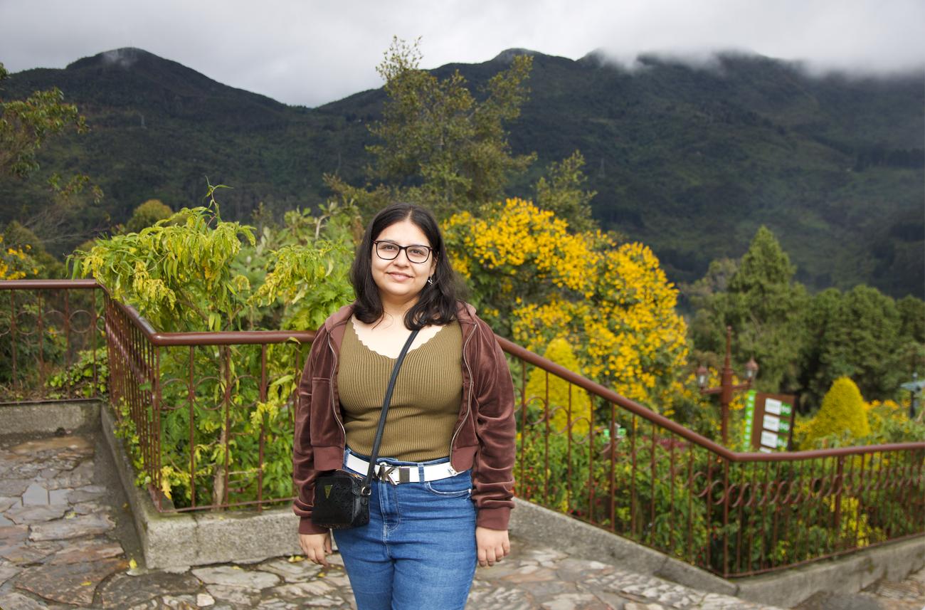 Rachita Sharma outdoors in Colombia