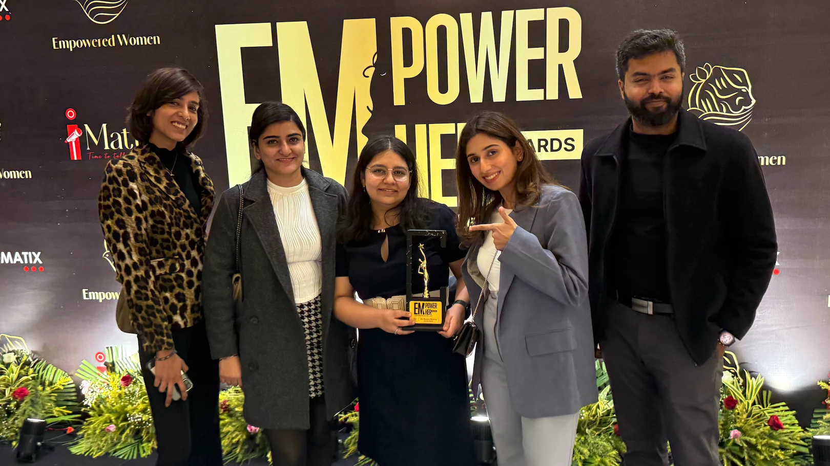 Girl Power Talk team at an awards event